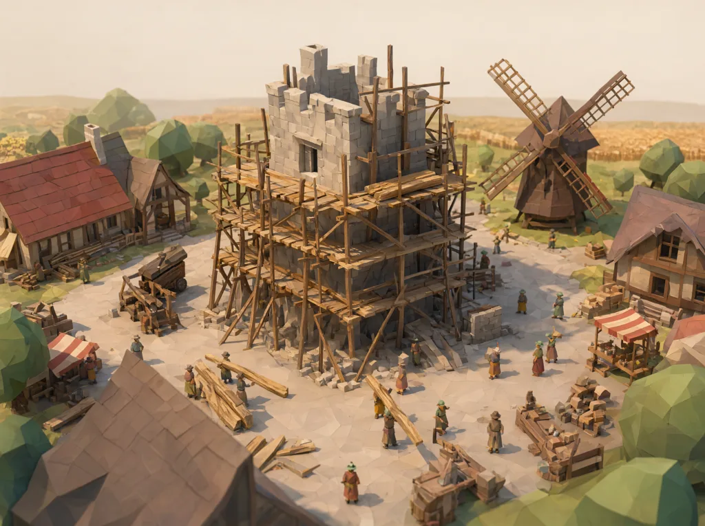 Grow your village stone by stone